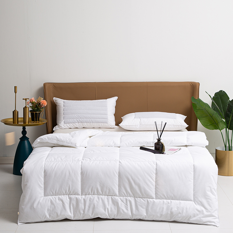 تولید ست لحاف سفید لحاف تابستانی لحاف 100% پنبه 300 گرم