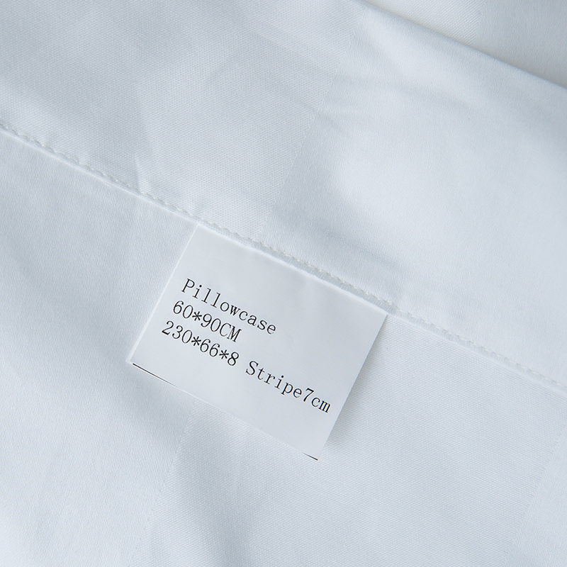 سرویس خواب هتلی پنج ستاره 7 سانتی متری ساتین استریپ ساده سفید 750TC 100% پنبه ای سرویس خواب هتلی پنج ستاره 7 سانتی متری ساتین استریپ ساده سفید 750TC 100% پنبه ای