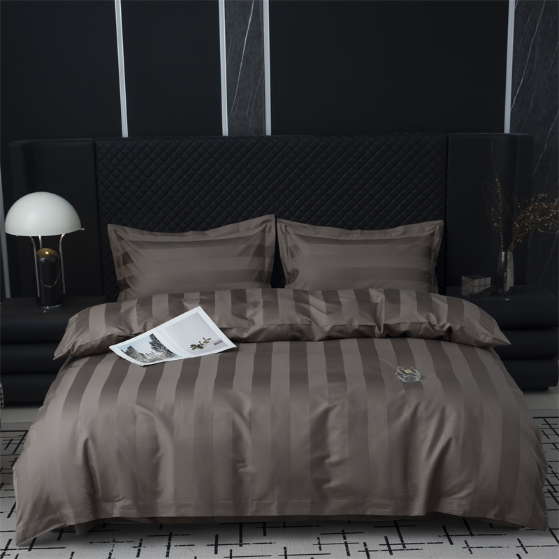 سرویس خواب ساتین 7 سانتی متری ساتن 750TC پنبه ای