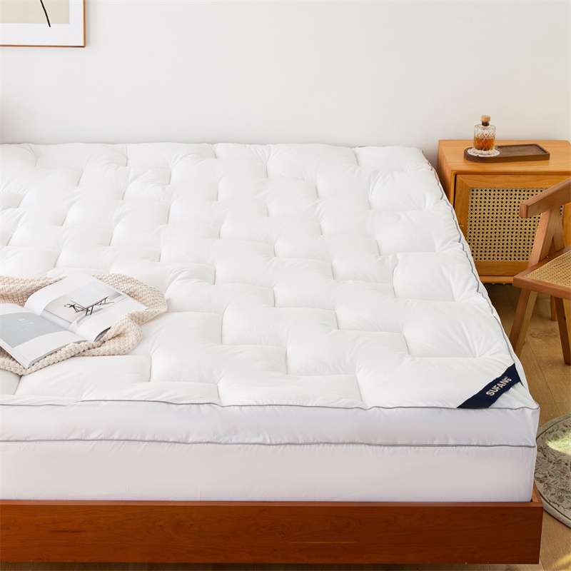 رویه تشک پرکننده میکروفیبر سایز کوئین 5 سانتی متر 7 سانتی متر ارتفاع 10 سانتی متر رویه تشک پرکننده میکروفیبر سایز کوئین 5 سانتی متر 7 سانتی متر ارتفاع 10 سانتی متر