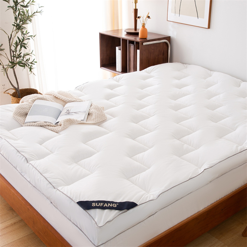 رویه تشک پرکننده میکروفیبر سایز کوئین 5 سانتی متر 7 سانتی متر ارتفاع 10 سانتی متر رویه تشک پرکننده میکروفیبر سایز کوئین 5 سانتی متر 7 سانتی متر ارتفاع 10 سانتی متر