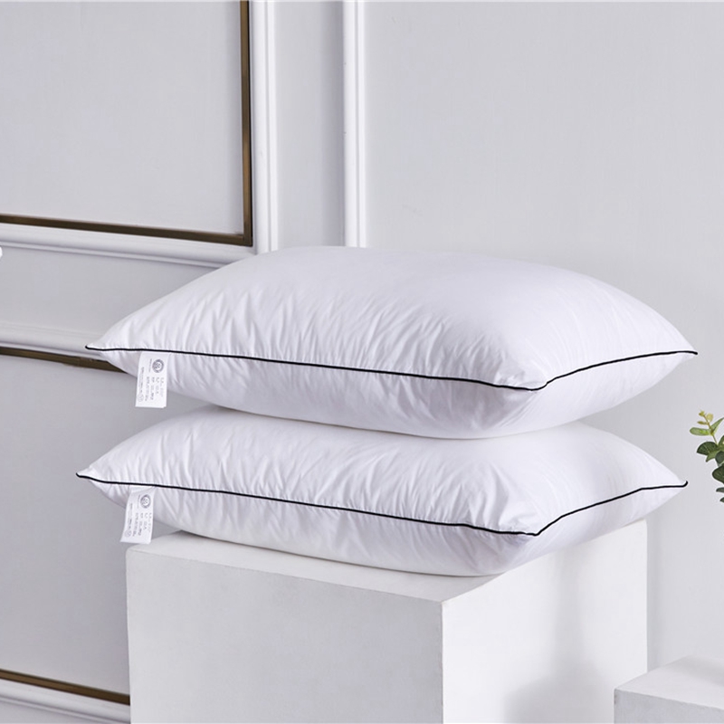 اتاق مهمان سفارشی هتل 100% بالش سفید پنبه ای بالش پرکننده میکروفیبر اتاق مهمان سفارشی هتل 100% بالش سفید پنبه ای بالش پرکننده میکروفیبر