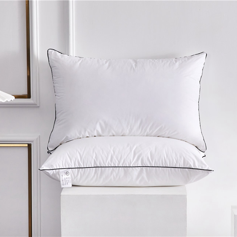 اتاق مهمان سفارشی هتل 100% بالش سفید پنبه ای بالش پرکننده میکروفیبر اتاق مهمان سفارشی هتل 100% بالش سفید پنبه ای بالش پرکننده میکروفیبر